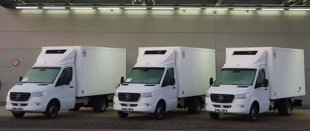 Nieuwe Mercedes Sprinter Koelwagen 516 CDI -20°C Nieuwe Mercedes Sprinter Koelwagen 516 CDI -20°C