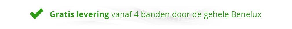 Gratis geleverd vanaf 4 banden door de gehele Benelux