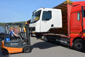 Transport of your truck or trailer in Europe Transport of your parts in Europe