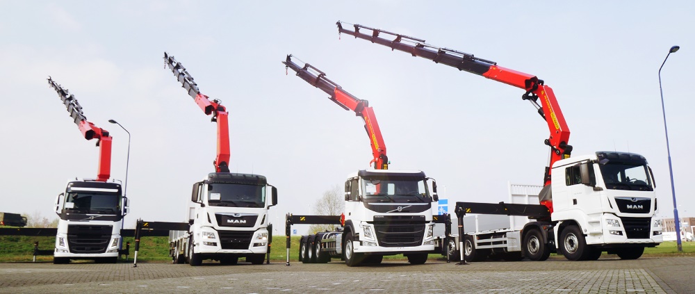 Nieuwe Volvo & MAN kraanwagens Nieuwe Volvo & MAN kraanwagens