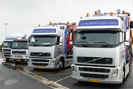 The own transport fleet off BAS Trucks The own transport fleet off BAS Trucks