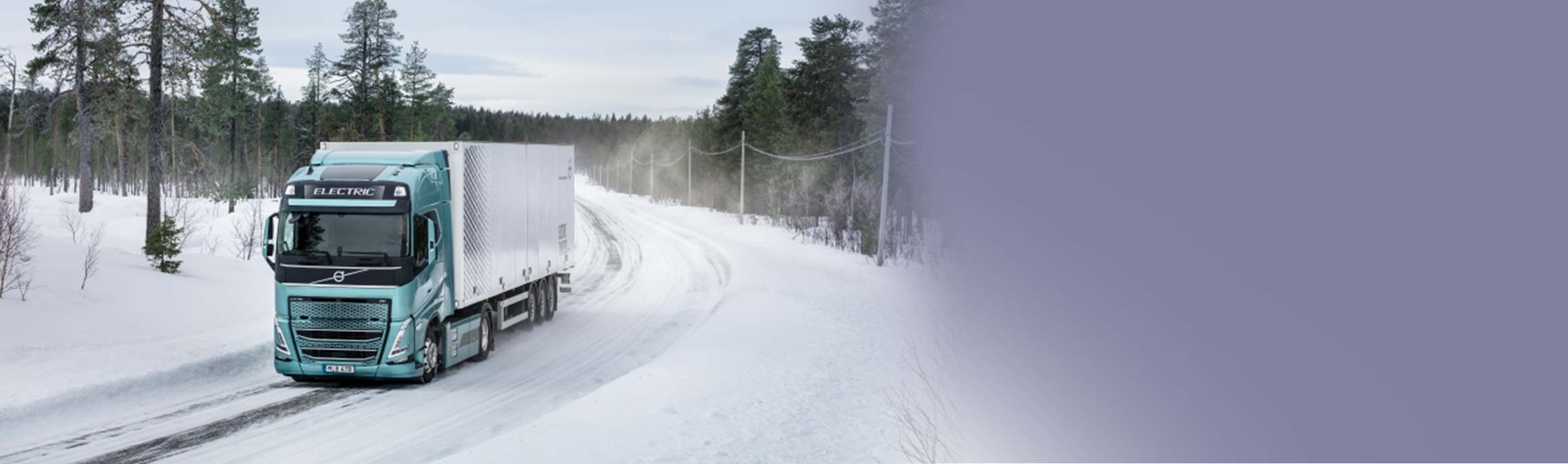 Elektrische Volvo-trucks getest in extreem winterweer