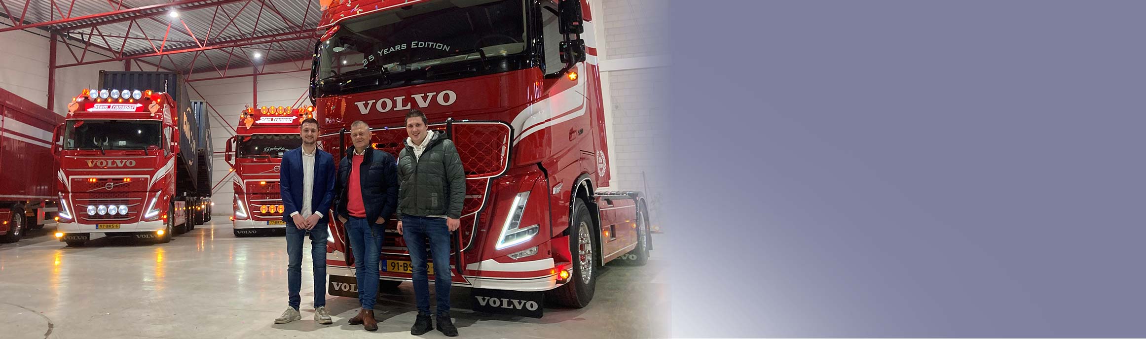 200ste Volvo Truck voor Stam Transport is een unieke 25 jaar editie!