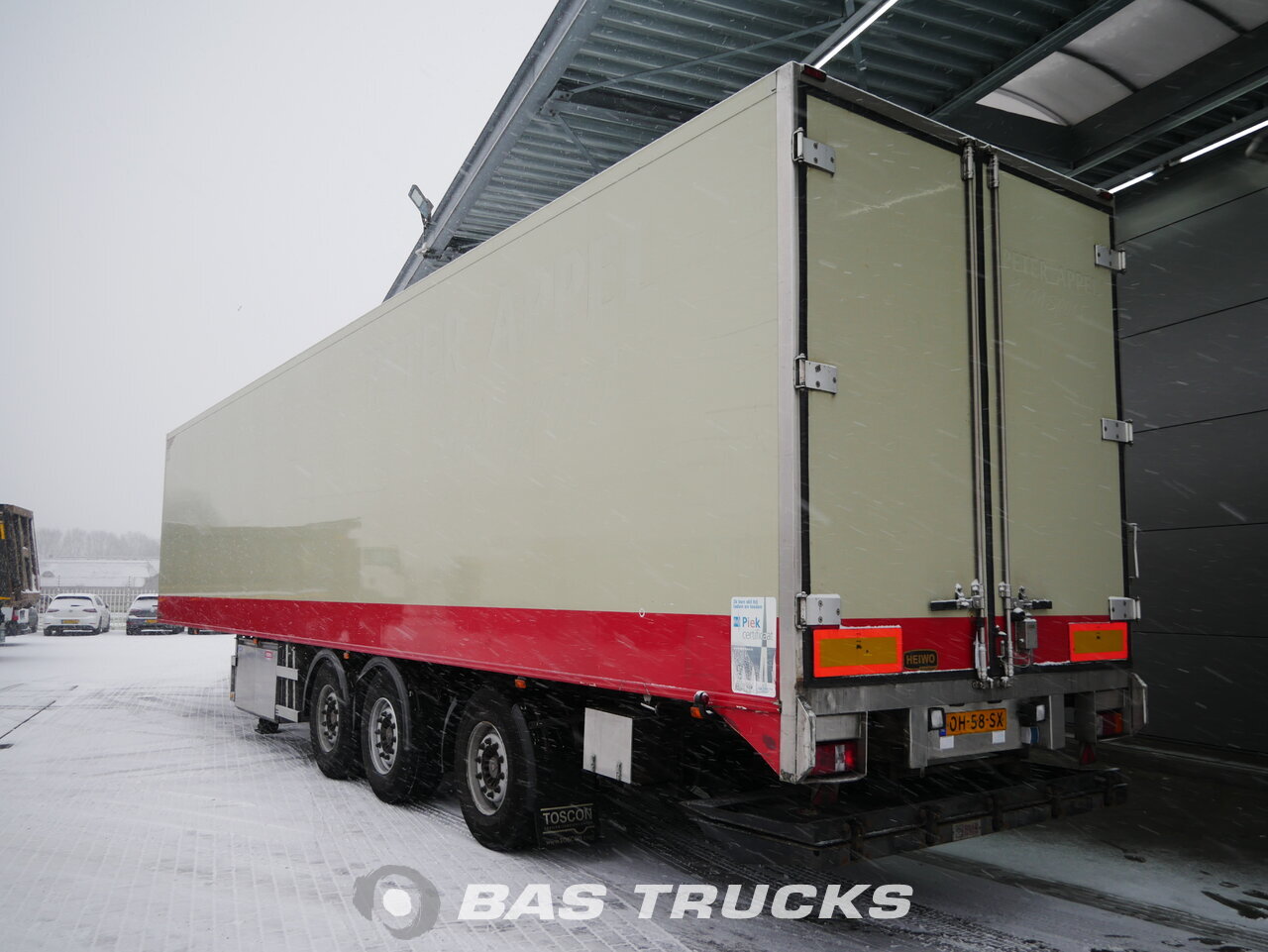 photo of Used Semi-trailer Heiwo HZO 39 Lift+Lenkachse Piek Carrier Vector  1800