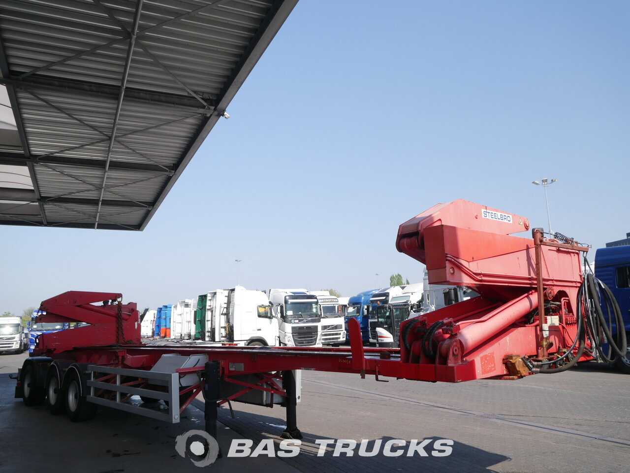 photo of Used Semi-trailer SteelBro Sideloader Liftachse Lenkachse SBSS343F Axels 1999